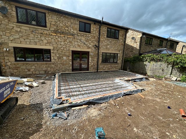 Floor for Sunroom Extension Shotley Bridge